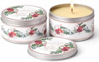 Majestic Zen Floral Scented Candles, Set of 9 for Baby Shower Party Favors and Gender Reveal Parties by MajesticZen