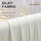 20x12 ft Ivory Backdrop Curtains for Weddings Parties, Birthdays and Photos - Image 6