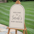 Custom Arch Foam Board Poster Sign, Multiple Sizes and Shapes - 3/16 Thick - Personalized Foamcore Event Signs for Wedding, Baby Shower, Announcements, Presentations, Arts & Crafts (23x35 Arched Round Top) - Image 4