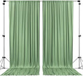 AK TRADING CO. 10 feet x 8 feet IFR Polyester Backdrop Drapes Curtains Panels with Rod Pockets - Wedding Ceremony Party Home Window Decorations - SAGE Green by Fabrics%7CEventDecor%7CCrafts%7CUpholsteryFoam