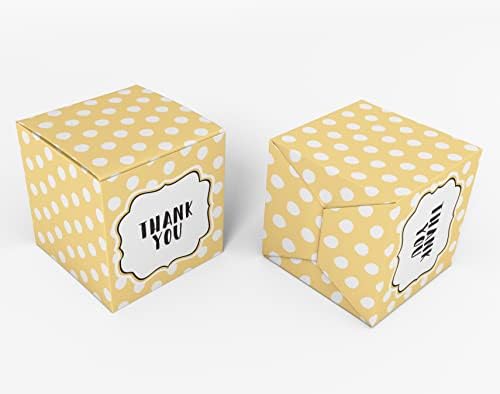 Paper Box - Mini Favor Box For Baby Shower 4x4x4 Inches Paper Gift Boxes, Candy Paper Box For Party Favors, Baby Shower Bird,Boy/Girl Theme- Pack Of 20 - Image 2
