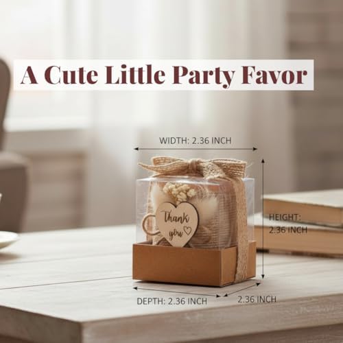 40 Tealight Candle Holders Wedding Favors Bulk Return Gifts for Guests - Image 3