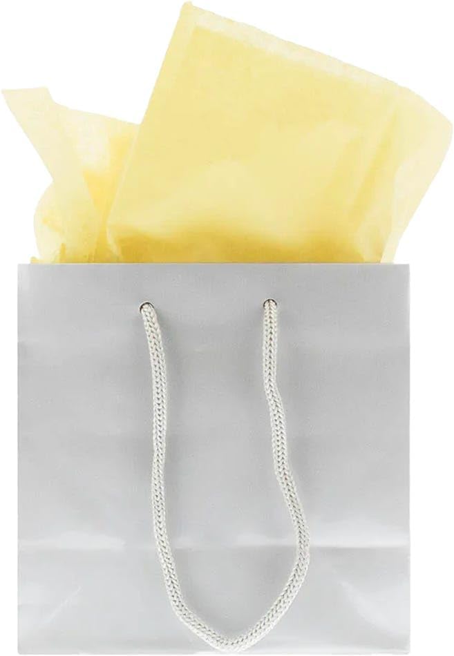 JAM Paper Tissue Paper - Yellow - 100 Sheets/Pack - Image 2