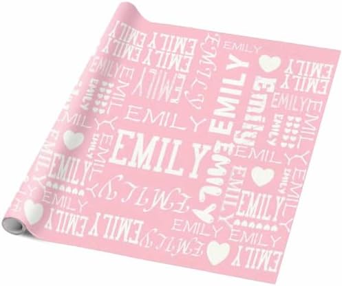 AOFUN Wrapping Paper Birthday Happy Anniversary Wrapping Paper Wrapping Paper Birthday Cute Birthday Wrapping Paper With Name Logo 5 Rolls 58" x 23" - Image 5