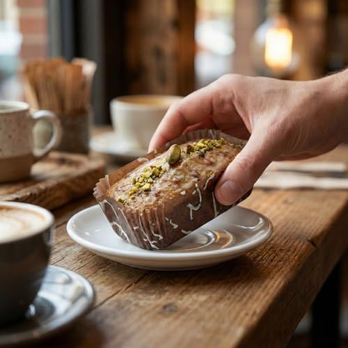 Restaurantware Panificio 4.5 Ounce Baking Cups 200 Ridged Cupcake Liners - Oven-Ready Freezable Brown And White Paper Muffin Cases Disposable Chocolate Wisp For Wedding Parties Baby Showers - Image 5