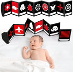 Sinload 57 Pcs Baby DIY High Contrast Card Games Set, Red,Black - Image 5