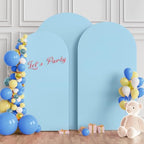 Wokceer Arch Backdrop Cover Dusty Blue Cover Stretchy 7.2FT,6.6FT,6FT - Image 3