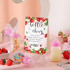 TrelaCo 20 Pcs Bottle Chug Game, Strawberry Baby Shower Favors, Pink - Image 4