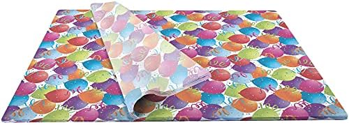Jillson Roberts Printed Gift Tissue 20" x 30", Balloon White (240 Sheets) - Image 2
