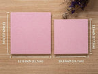 Large Photo Album Self Adhesive 4x6 8x10 10x12 13"x12.8" Magnetic Scrapbook Album 12.6"x11" Inch 40 Pages Linen Cover DIY Photo Album with A Metallic Pen and DIY Stickers(Pink) - Image 6