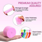 Berlune 48 Rolls Crepe Paper Streamers, 8 Colors, Party Decorations - Image 3