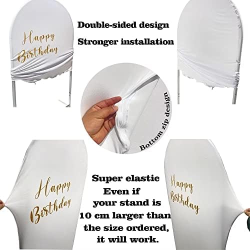 Pastel Olive Green Arch Backdrop Covers for Jungle Wild Birthday Party Decoration Arched Backdrop Stand Covers Baby Shower Wedding Arch Props NO-280-4x7ft - Image 3