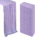 16 Pack 23 x 120 Inch Lilac Purple Table Runner 10Ft Cheesecloth by Heneger