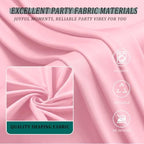 MEETSKY Pink Backdrop Curtains,Birthday Backdrop Drapes,5ft x 8ft,2 Panels - Image 6
