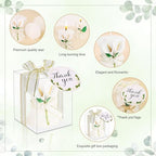 24 Pack Wedding Favors Bridal Shower Favors Candles Calla Lily Style Candle Favors Gift Boxed with Thanks Cards Return Gifts Wedding Party Favors for Guests Return Gifts Keepsakes Giveaways - Image 4