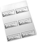 Scribble Vintage Swirl Printable Place Cards, Black, Set of 150 (25 Sheets) - Image 4
