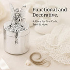 Tooth Fairy 925 Sterling Silver First Curl & Tooth Keepsake Box - Image 5
