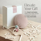 Balloon Baby Monthly Milestone Marker Signs, Photo Prop for Photoshoot | Stuffed Plush Balloon, Tassel, Pompom | Birth Announcement, Gender Neutral Baby Shower, Newborn Gift Set (Dusty Pink) - Image 5