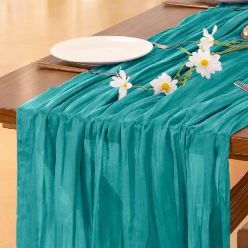 10 Pack Cheesecloth Table Runner Fall Boho Gauze Wedding Party Home Decor - Image 2
