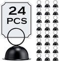 MorningRo 24 Pcs Table Number Stands, Metal Place Card Holders, Black by MorningRo