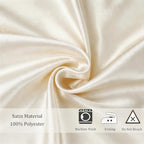Satin Chair Sashes Bows 50 Pack Universal Polyester Chair Ribbons for Wedding Anniversary Retirement Party Birthday Engagement Banquet Graduation Outdoor Events Decor (Ivory, 50 pcs) - Image 4