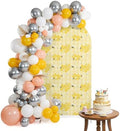 Cute Honeybee Arch Backdrop Cover 7.2 ft Yellow Honeycomb Love 2 Sided Wedding Arch Covers Stretchy Backdrop Round Top for Birthday, Party, Baby Shower Decorations by Unknown