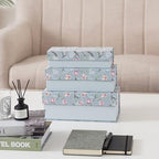 Soul & Lane - Decorative Storage Boxes with Lids, Set of 3, Spring Classic - Image 2