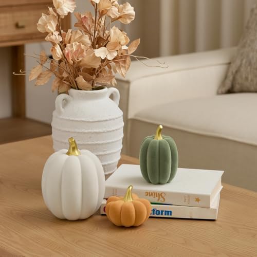 WDS WONDROUS Fall Pumpkin Decor, Faux Artificial Pumpkin for Home Table - Image 3