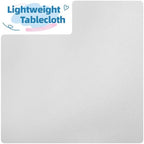 DRESSMAKER 10 Pack White Table Cloth Rectangle 70X120 Inch Fit 8FT Table - Image 4