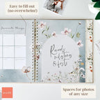 Peachly Baby Book for Girl - First Year Memory Book Keepsake - Fleur - Image 5
