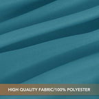 sancua Teal Tablecloths Rectangle, 8 Pack Table Cloth for 6 Foot Tables - Image 6