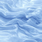 DeZerlor Baby Blue Washable Cheesecloth Napkins Set of 50 for Wedding Party - Image 6