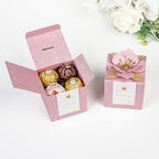 FEIYI 20 PCS Favor Boxes, Dusty Rose, 2.55x2.55x2.55 - Image 5