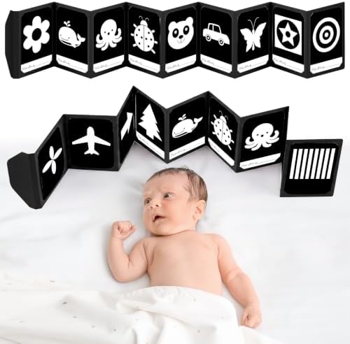 Sinload 57 Pcs Baby DIY High Contrast Card Games Set, Black,White - Image 4