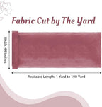 100 Yard Organza Fabric 44" Wide for Wedding Event Décor - Dusty Pink - Image 2