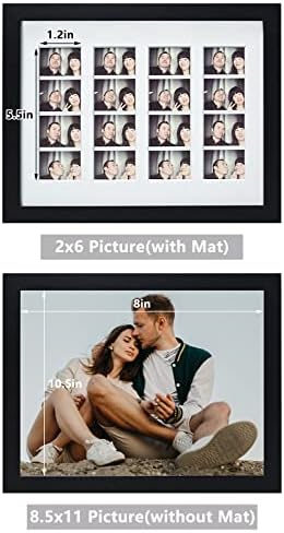 Golden State Art Photo Booth Frame, Black Wood and Real Glass - Image 3