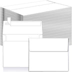 SATINIOR 300 Pieces Invitation Envelopes V Flap,A9,White by SATINIOR