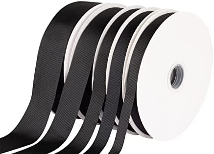 2" X 100 Yards Solid Grosgrain Ribbon for Gift Wrapping Parties, Wedding Decoration, Crafts Sewing (Black) - Image 4