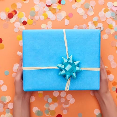 1000 Sheets Sky Blue Tissue Paper Bulk - Large 20 x 30 Inches Recyclable Wrapping Tissue Paper Bulk for Gift Bags Weddings Birthday Christmas Gift Wrapping DIY Project Crafts Decor - Image 2