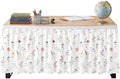 Sanwarm Table Skirt, 29" x 108", for Rectangular & Round Desk Botanical by SanwarmHomeDecor