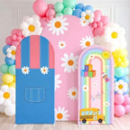 3 Set English Teacher Arch Covers for Birthday Cartoon Party by Hillsuren