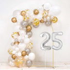 6.6FT Gold Metal Arch Backdrop Stand, Square Balloon Arch Stand Wedding Frame for Birthday Party, Baby Shower, and Ceremony Decoration - Image 5