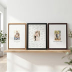 callie Wedding Signature Picture Canvas - Guest Book Alternative with White Mat - Wall Hanging Photo Frame Decor, Multi Sizes - Image 6