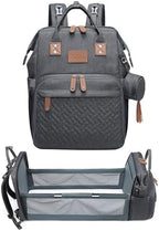 JOLLITO Diaper Bag Backpack with Changing Station Large Capacity Essentials by JOLLITO