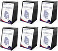 Marketing Holders 6 Pack Black Acrylic Charity Donation Ballot Box Black Acrylic with 5.5" x 8.5" Slide in Header Sign Holder Countertop Collection Contest Suggestion Bin by MarketingHolders