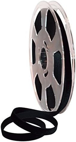 Morex Ribbon 01210/10-725 Nylvalour Swiss Velvet Nylon Ribbon, 3/8-Inch by 11-Yard, Black by MorexRibbon