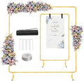 WellSign 6.6FTx6.6FT Wedding Balloon Arch Backdrop Stand Adjustable by WellSign