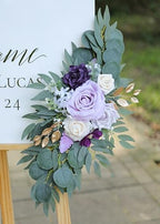 Artificial LilacWedding Arch Flower Floral Swags Set of 2 - Image 4