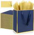 Addblu 28 Pack Bulk Luxury Gift Bags with Handles & 28 Tissue Papers by Unknown