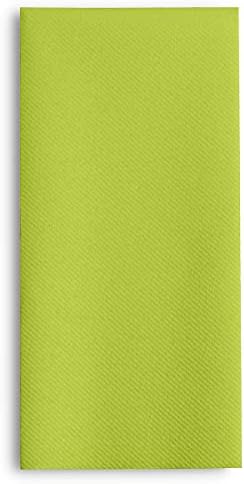 Linen-Feel Kiwi Paper Napkins - Decortive Cloth-Like Disposable Dinner Napkins - Soft And Absorbent Napkins for Thanksgiving, Party, Wedding, Bathroom Or Any Occasion. (Pack of 100) - Image 7
